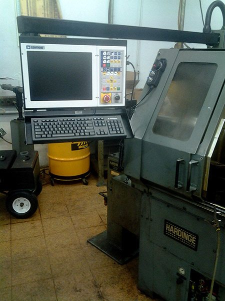 Hardinge CHNC Lathe after retrofit.