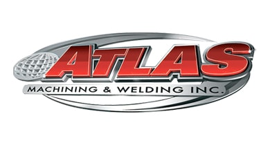 Atlas Machining and Welding logo.